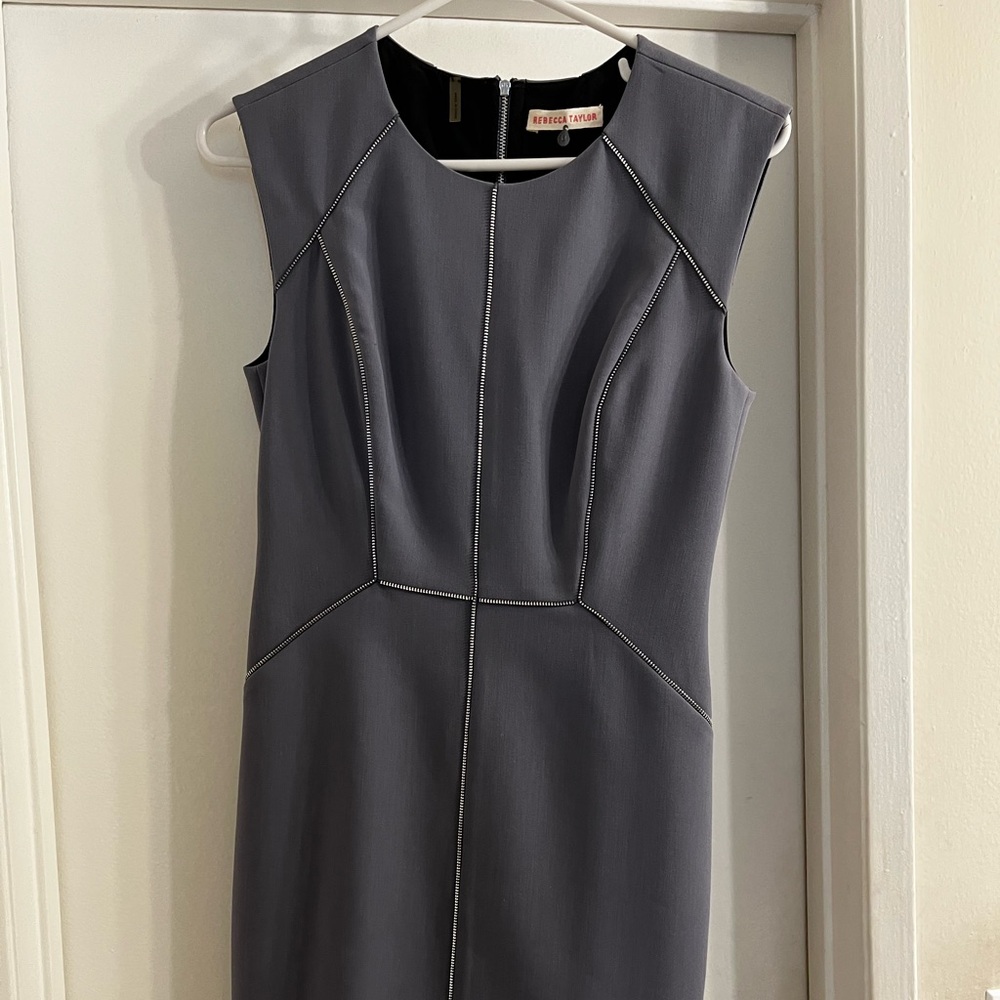 Rebecca Taylor Grey Sheath Dress
